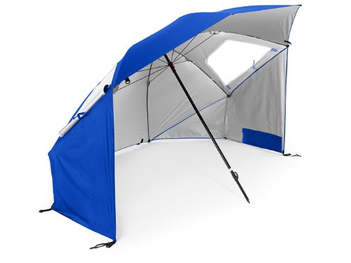 SuperBrella Sonnenschirm, Blau, 243cm - Solboy.com