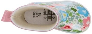 Playshoes Mädchen Blumen Kurz Gummistiefel, Pink (900 Original), 26 EU - 