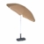 greemotion Sonnenschirmständer – Balkon-Schirmständer für Sonnenschirm aus Beton & Kunststoff – Wand-Sonnenschirmfuß eckig & platzsparend – Balkonschirmständer Anthrazit-Grau, 20kg - 