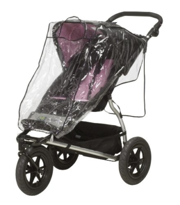 Playshoes 448928 Regenverdeck, Regenschutz, Regenhaube für den Jogger, Sportjogger mit Kontaktfenster - 