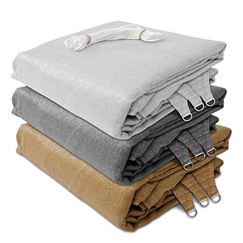 sonnensegel 3x3 grau