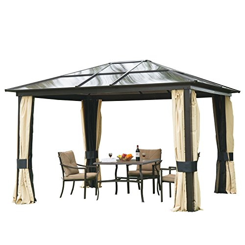 43+ Pavillon Mit Metalldach, Der stoff selbst ist nicht wasserdicht,
