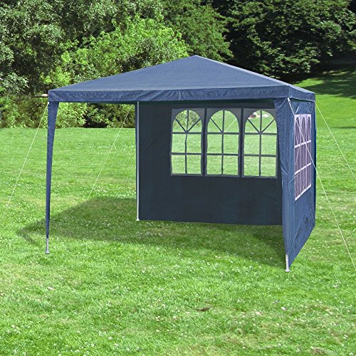 JOM 127135 Gartenpavillon 3 x 3 m, Durchmesser 24/18 mm, inklusive 4