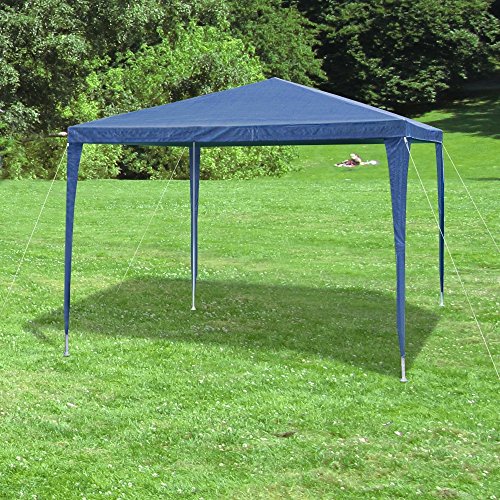 JOM 127135 Gartenpavillon 3 x 3 m, Durchmesser 24/18 mm, inklusive 4