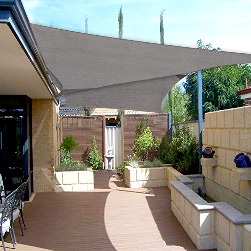 HOLISTAR Sonnensegel Rechteck, Sonnenschutz Garten Balkon Terrasse HDPE