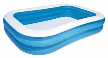 Bestway Family Pool, Pool rechteckig für Kinder, leicht aufbaubar, blau, 262 x 175 x 51 cm - 1