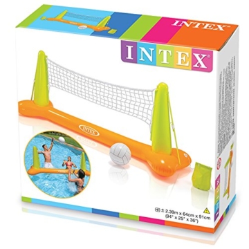 Intex Pool Volleybal Game - Aufblasbares Wasserballspiel - Volleyballnetz - 239 x 64 x 91 cm - 3