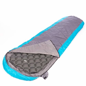 JÖKEL Isomatte Camping, Schlafmatte Leicht kleines packmaß, Aufblasbare Bequem Luftmatratze, Grau Faltbar und Kompakt, Ultraleicht-e, Trag und Klappbar Liegematte, für Outdoor Wandern und Camping - 9