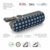 Knirps Taschenschirm X1 Dots – Der kleinste Regenschirm von Knirps – Leicht und sturmfest – Navy Dot - 3