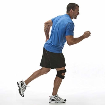 Kyncilor Patella Belt 1 Paar Knieschützer, Ellbogenschützer, Handgelenkschützer, Handflächenauflagen, Armpolster, Gürtelanzüge, Sportschutzausrüstung für Männer, volle Ausrüstung, Fahrtauglichkeit - 4