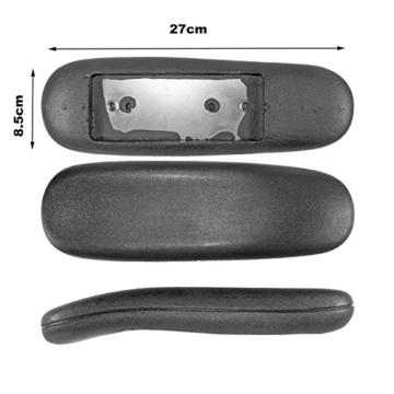 Lifestan Bürostuhl Armlehne Ersatz-Pads, 1 Paar Armlehne Pads Universal Weichem PU-Leder Bürostuhl Teile - 5