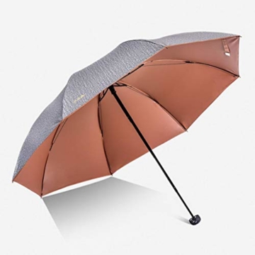 L@LILI Doppel-Sonnenschirm mit doppeltem Sonnenschirm für Regenschirm und Retro Business Schirm,B - 2