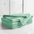 Lumaland Premium 4er Set Handtücher 50 x 100 cm aus 100% Baumwolle 500 g/m² mit Aufhänger eisblau - 4