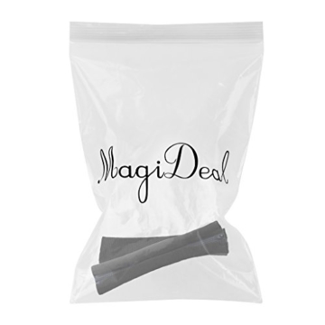 MagiDeal 1 Paar Armlehnen Polster für Bürostuhl Schreibtischstuhl, Armlehnen Kissen für Ellenbogen - Schwarz - 2