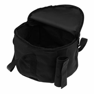 MagiDeal 4 x Schwarz Regenschirm Schirmständer Sonnenschirmständer Balkonschirmständer, Schwarz - 9