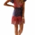 MisShow Damen Kleider mit Blüte Drucken Kurz Sommerkleid Strandkleider Cocktailkleid Gr. S - 3