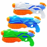 MOZOOSON Wasserpistole Spielzeug für Kinder mit Langer Reichweiter Freezefire für Kinder Mädchen Junge ab 3 Jahr 10-12 Meter Reichweiter 3x300ML für Eiswürfel Geeignet - 1