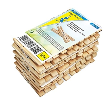 Peggy Perfect 60107 W„scheklammern, aus Holz, L„nge: 75 mm - 1