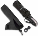 Regenschirm Taschenschirm, Bestico Winddicht Kompakt Regenschirm 210T Stof Teflon-Beschichtung, 10 Edelstahl-Rippen, Voll-automatischer Auf-Zu-Automatik Transportabel Schirm, 104cm (Schwarz) - 1