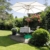 Relaxdays Sonnenschirmständer, befüllbar mit Wasser o. Sand, Stockgrößen 22-38mm, Kunststoff Schirmfuss 44x42 cm, grün - 5