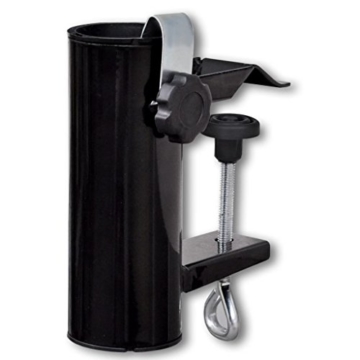 Schirmhalter Stahl Angelrutenhalter schwarz - 4
