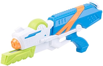 Speeron Wasserspritzpistole: 2er-Set XL-Kinder-Wasserpistolen mit extra-großem Wassertank, 850 ml (Spritzpistole Kinder) - 8