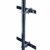 STORM-PROOF - Sonnenschirmhalter für rechteckige Geländer, Schirmstockdurchmesser von 38mm bis 45mm, stabile 2-Punkt-Befestigung komplett aus Stahl - 2