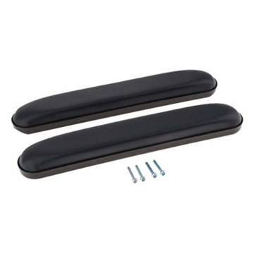 Tenlacum PU-Armlehnenpolster für Rollstühle, 33 cm, universal, Schwarz, 1 Paar - 4