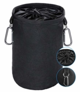 XCOZU Wäscheklammer Beutel zum Aufhängen, Klammerbeutel Wasserdicht mit 2 Kleiderbügel Clips hält Pegs sauber und trocken für Indoor Outdoor Pegs Organizer Lagerung verwenden - 1