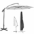 YMYP08 Patio-Regenschutz, 210D Oxford-Stoff-Markisenplanen-Regenschirm-Set, Regen-Strandschirm-Schutzhülle Im Freien, Schwarze Regenschirm-Schutzhülle for Den Garten (Size : 280cm: 30 * 81 * 45cm) - 5