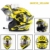 ZFAME Off-Road-modulare Motorrad Bluetooth Helm Flip Front Doppelsonnenschirm Rennhelm mit Walkie-Talkie, FM-Radio, automatische Rufannahme,XXL(63cm~64cm) - 3