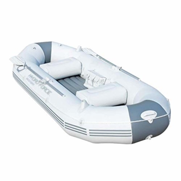 ZHAOJCQC Aufblasbare Kayaking 3 Personen Dickes Schlauchboot Gummiboot Fischerboot Wasserdichte Aluminiummasse - 2