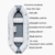 ZHAOJCQC Aufblasbare Kayaking 3 Personen Dickes Schlauchboot Gummiboot Fischerboot Wasserdichte Aluminiummasse - 3