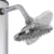 Arebos Solardusche 37 L | 199 cm | Regulierbare Wassertemperatur bis 60° | Mit Fußdusche und Thermometer | Schwenkbarer Duschkopf - 4