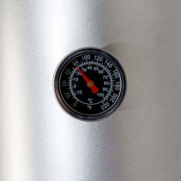 Arebos Solardusche 37 L | 199 cm | Regulierbare Wassertemperatur bis 60° | Mit Fußdusche und Thermometer | Schwenkbarer Duschkopf - 5