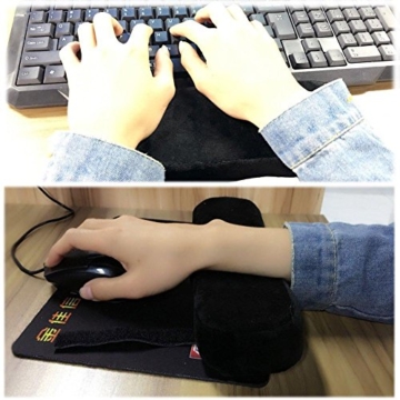 Arm-Eaz Armlehnen Polster für Bürostuhl und Spielstuhl, Memory-Schaum Armlehne Pads Arbeitsplatz Schreibtischstuhl Armlehnen Kissen für Ellenbogen Komfort - 6