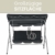 ArtLife Hollywoodschaukel 3-Sitzer mit Dach & Sitzauflage – Gartenschaukel 200 kg belastbar – Schaukelbank für Garten & Terrasse - grau - 3