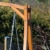 ASS Design Hollywoodschaukel Gartenschaukel Hollywood Schaukel aus Holz Lärche, Farbe:Grün - 2