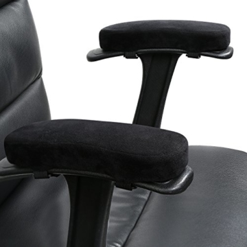 Ballery Armlehnen Pads, 2 Stück Ergonomische Armlehnenpolster aus Memory-Schaum Anti-Rutsch Support Abdeckungen Kissen Büro- und Gaming Stuhl Armlehne Pad für Ellenbogen Relief - 7