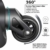COOLIFE Hartschalen-Koffer Trolley Rollkoffer Reisekoffer mit TSA-Schloss und 4 Rollen(Schwarz, Handgepäck) - 5