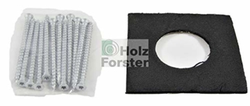 EUROTEC Pedix Pfostenträger, höhenverst. 140-190mm, unsichtbare Verschraubung - 9