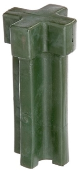 GAH-Alberts 211233 Einschlag-Werkzeug - Kunststoff, grün, für Einschlag-Bodenhülsen 70 x 70 mm und Ø80 mm - 1