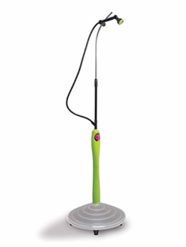 GF GARDEN, Solardusche Sunny Style Premium, Gartendusche, Swimmingpool, für den Außenbereich, ideal auch für Urlaub und Camping, mit Mischer für warmes und kaltes Wasser, Farbe Limettengrün - 1