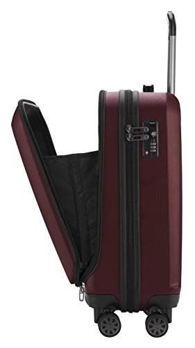 HAUPTSTADTKOFFER - X-Berg - Handgepäck Koffer Trolley Hartschalenkoffer, TSA, 55 cm, 42 Liter, Burgund - 4