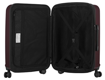 HAUPTSTADTKOFFER - X-Berg - Handgepäck Koffer Trolley Hartschalenkoffer, TSA, 55 cm, 42 Liter, Burgund - 5