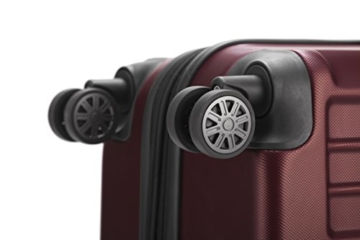 HAUPTSTADTKOFFER - X-Berg - Handgepäck Koffer Trolley Hartschalenkoffer, TSA, 55 cm, 42 Liter, Burgund - 6