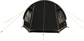 High Peak Tunnelzelt Atmos 3, Campingzelt mit Zeltboden, Trekkingzelt für 3 Personen, 2 Eingänge, doppelwandig, 4.000 mm wasserdicht, Ventilationssystem, Moskito- und Klarsicht-Fenster, windstabil - 5
