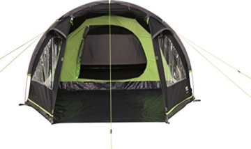 High Peak Tunnelzelt Atmos 3, Campingzelt mit Zeltboden, Trekkingzelt für 3 Personen, 2 Eingänge, doppelwandig, 4.000 mm wasserdicht, Ventilationssystem, Moskito- und Klarsicht-Fenster, windstabil - 8