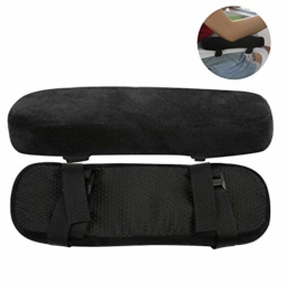LEADSTAR Armlehnen Pads,2 Stück Ergonomische Memory Foam Anti-Rutsch Elbow Support Kissen Office Home und Gaming Stuhl Armlehne Abdeckungen Kissen für Ellenbogen Relief - 1