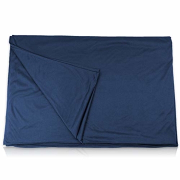 Outdoro Isopeak Reisedecke - 210x155cm - Ultraleichte Decke für Reisen - Geringes Packmaß - weich und atmungsaktiv - 9